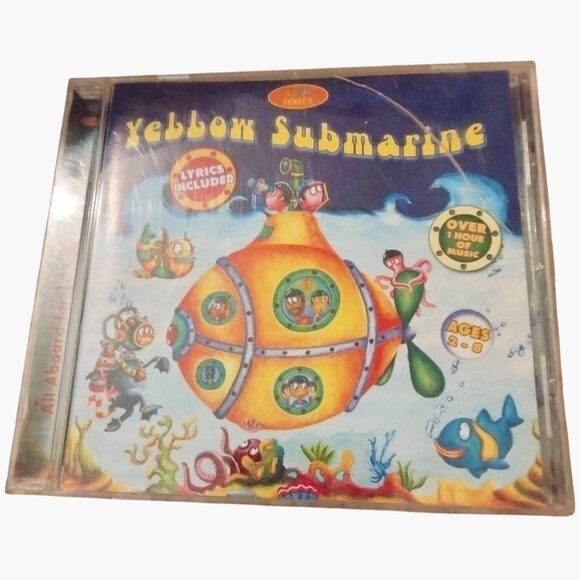 Yellow Submarine Kids CD Nursery Rhymes Lyrics Ages 3 Direct Source - Picture 1 of 5